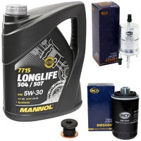 5L ÖL Set Inspektion Kraftstoff ÖLfilter ÖLschraube FüR VW Amarok 2.0 TSI 160 PS
