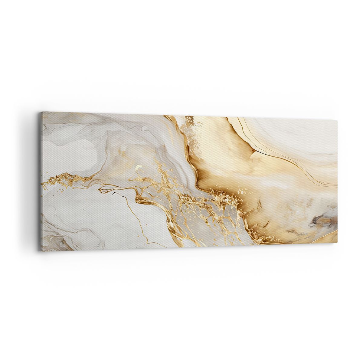 Quadro su Tela 100x40cm Marmo Fascino Elegante Stampe Immagini Quadri Murale