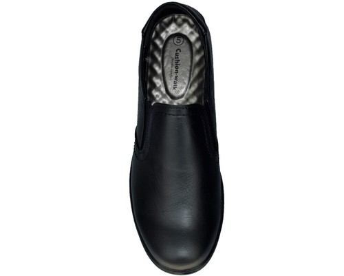 Ladies New Slip On Cushioned Hospital Nurse Shoe Low Wedge Women Comfy Work Boot - Picture 5 of 14