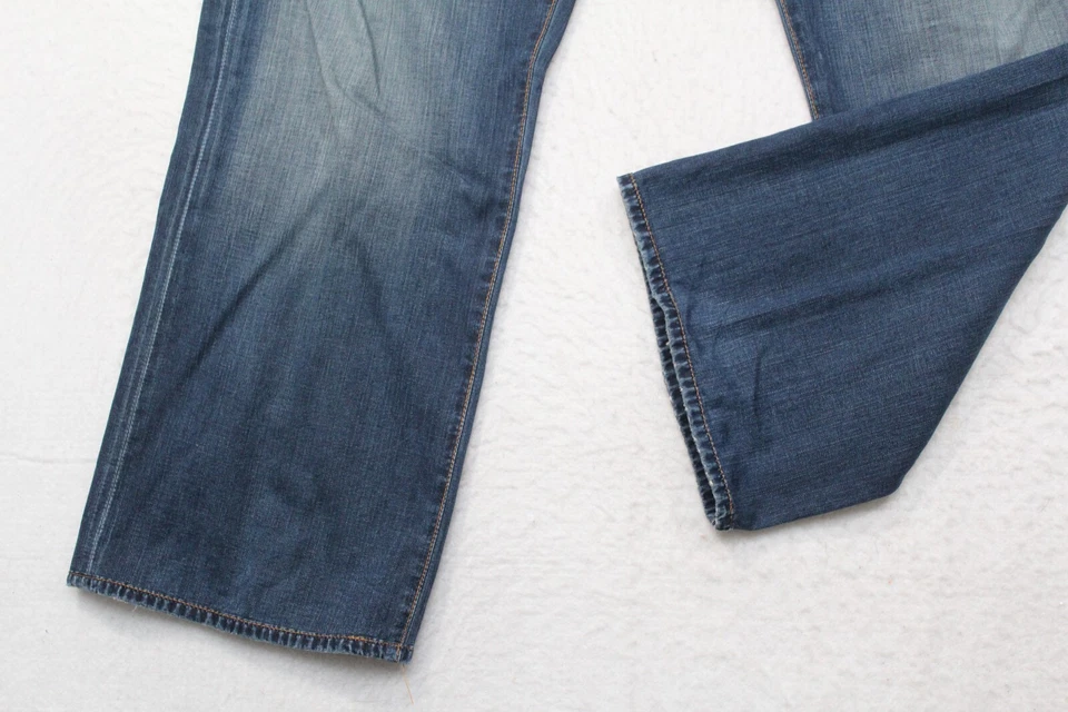 Adriano Goldschmied The Hero Relaxed Straight Denim Jeans USA MADE Mens 40 x 30 - Image 3 of 4