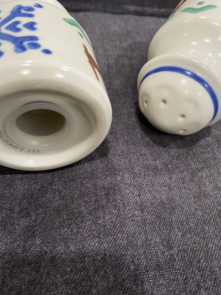 Juego de coctelera de sal y pimienta con patrón nórdico de vacaciones de gres Pfaltzgraff Foto 4 de 4