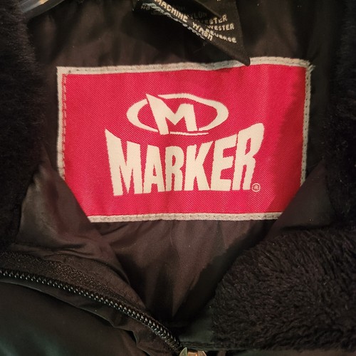 Marker Women's Full Zip Black Quilted Vest Faux Fur Snowboard Ski Winter Size S - Picture 10 of 17