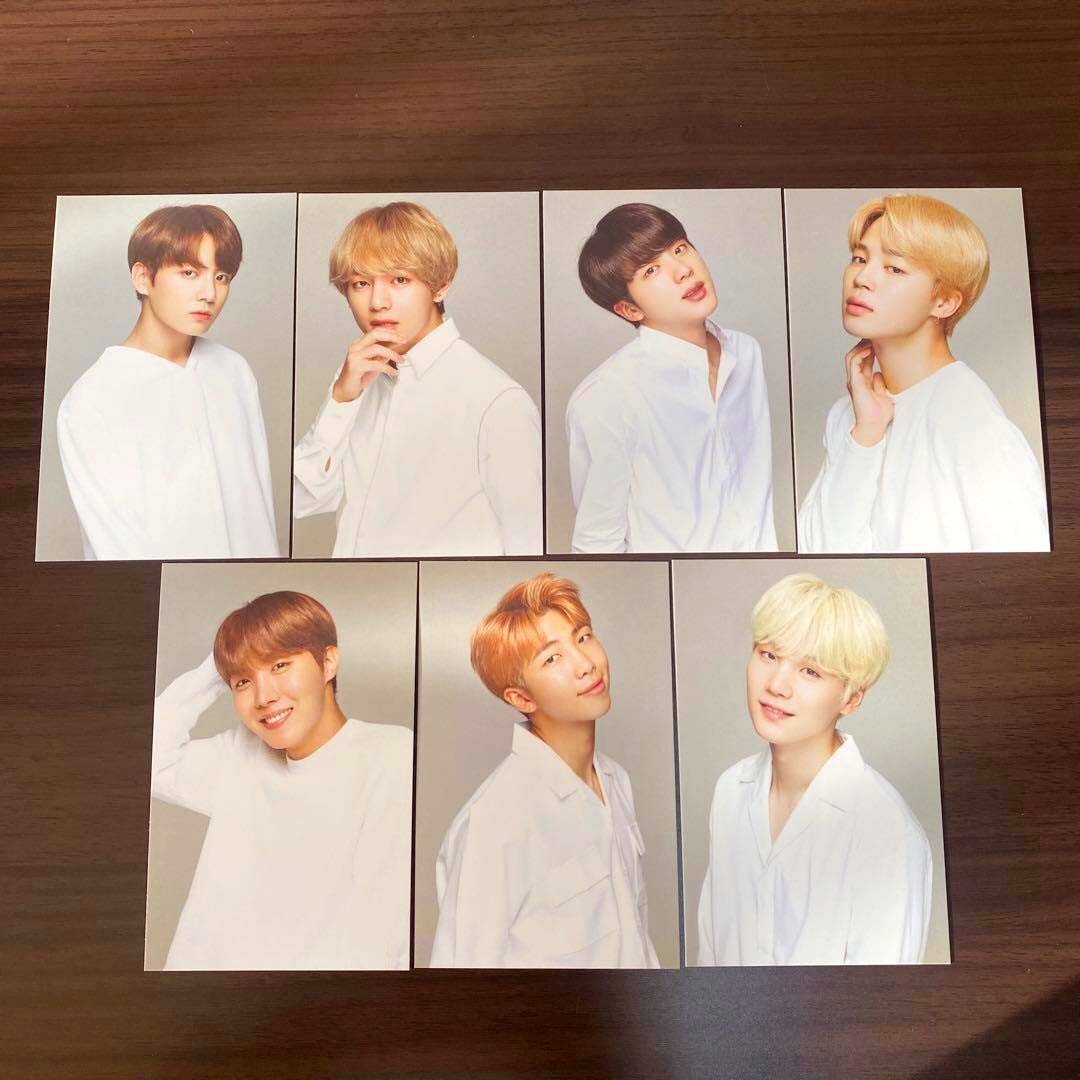 BTS×VT Limited Official Photocard Set of 7 Completed White