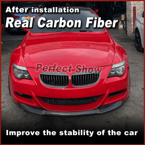 Se adapta a BMW E63 E64 M6 2006-2010 carbono labio delantero espada alerón labio - Imagen 2 de 10