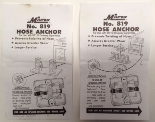 Milton 819 - 3/8 ID Signal Hose Anchor: Heavy Duty Depot