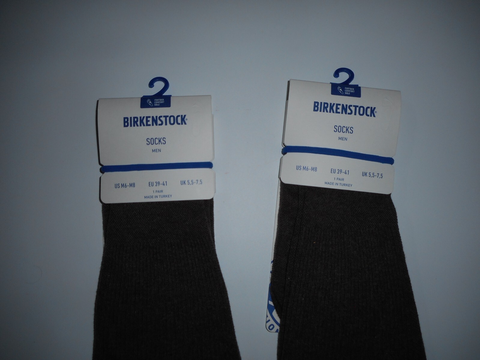 SAOLA BIRKENSTOCK 2 PR Supporto Suola Senza Cuciture Compressione Ginocchiere CALZINI Uomo US 6 8 NUOVI