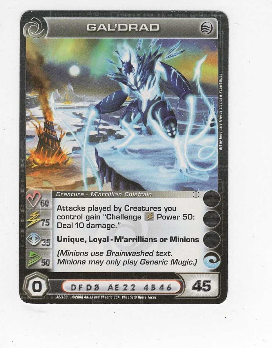 Chaotic creature card M'arrillian Gal'drad Mid Energy | eBay