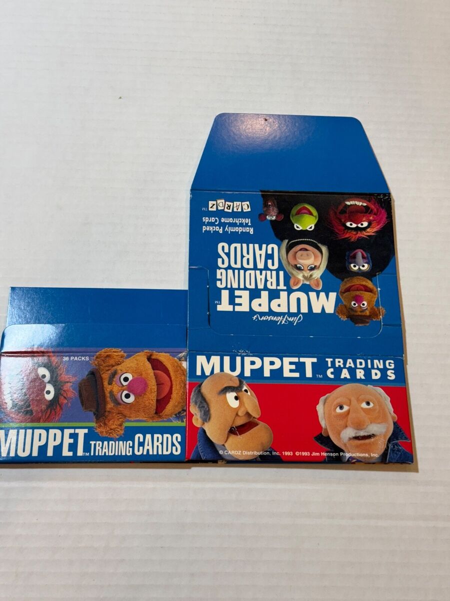 1993 Cardz Jim Henson's Muppet Trading Cards EMPTY Box 1993 Cardz Jim Henson's Muppet Trading Cards EMPTY Box