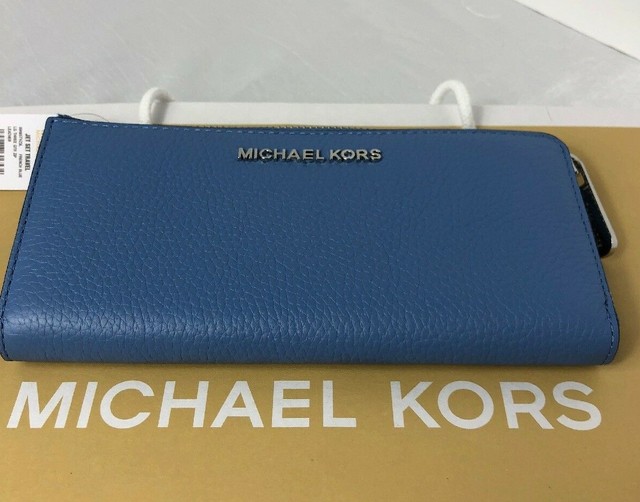 royal blue michael kors wallet