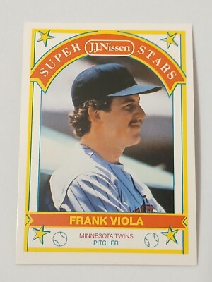 Frank Viola Minnesota Twins 1989 J.J. Nissen Super Stars Collectors Edition Card