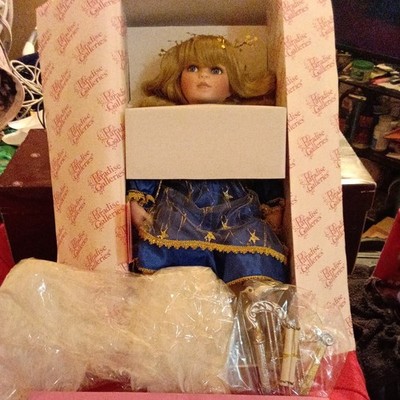 Paradise Galleries Timeless Moments Blessed Angel Porcelain Doll by Pamela Mose 