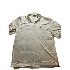 The National Golf Club of Kansas City Polo Shirt XL Striped Pima Cotton