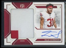 2024 Panini National Treasures Isaac Guerendo Rookie Auto Patch 20/25