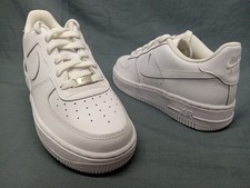 Nike Air Force 1 LE GS Sneaker White White Boys Size 6.5 NEW NO BOX