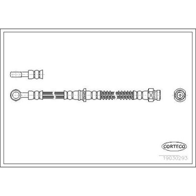 Corteco 19030293 Bremsschlauch für VOLVO MITSUBISHI