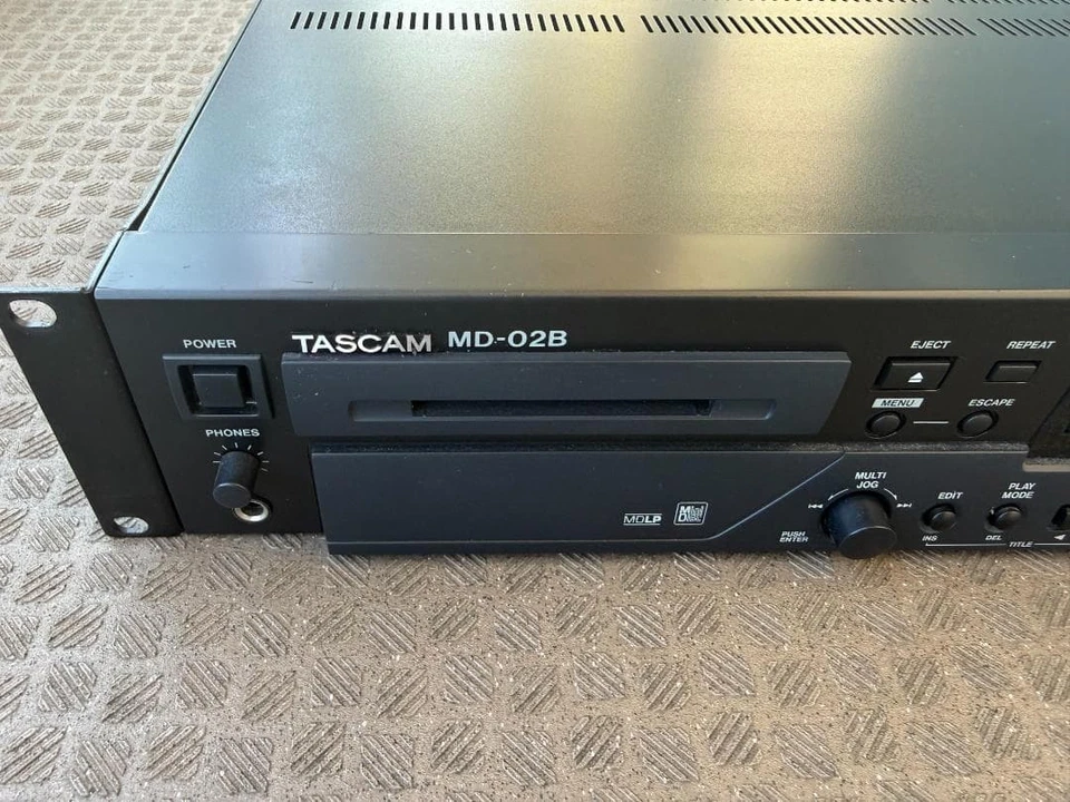 TASCAM MD-02B Pro MiniDisc Recorder Unused Open Box Japan - Image 2 of 4