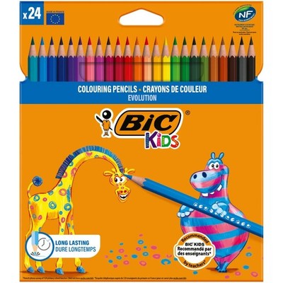 BIC 829733 Evolution Farbstifte - 24er Pack