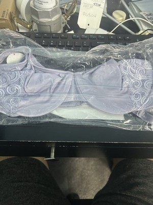 BALI Style DF1004 Unlined Minimizer Underwire Bra Plus SZ 34D purple