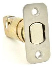 Schlage 12-344 Tapered Adjustable Deadbolt Latch - Nickel