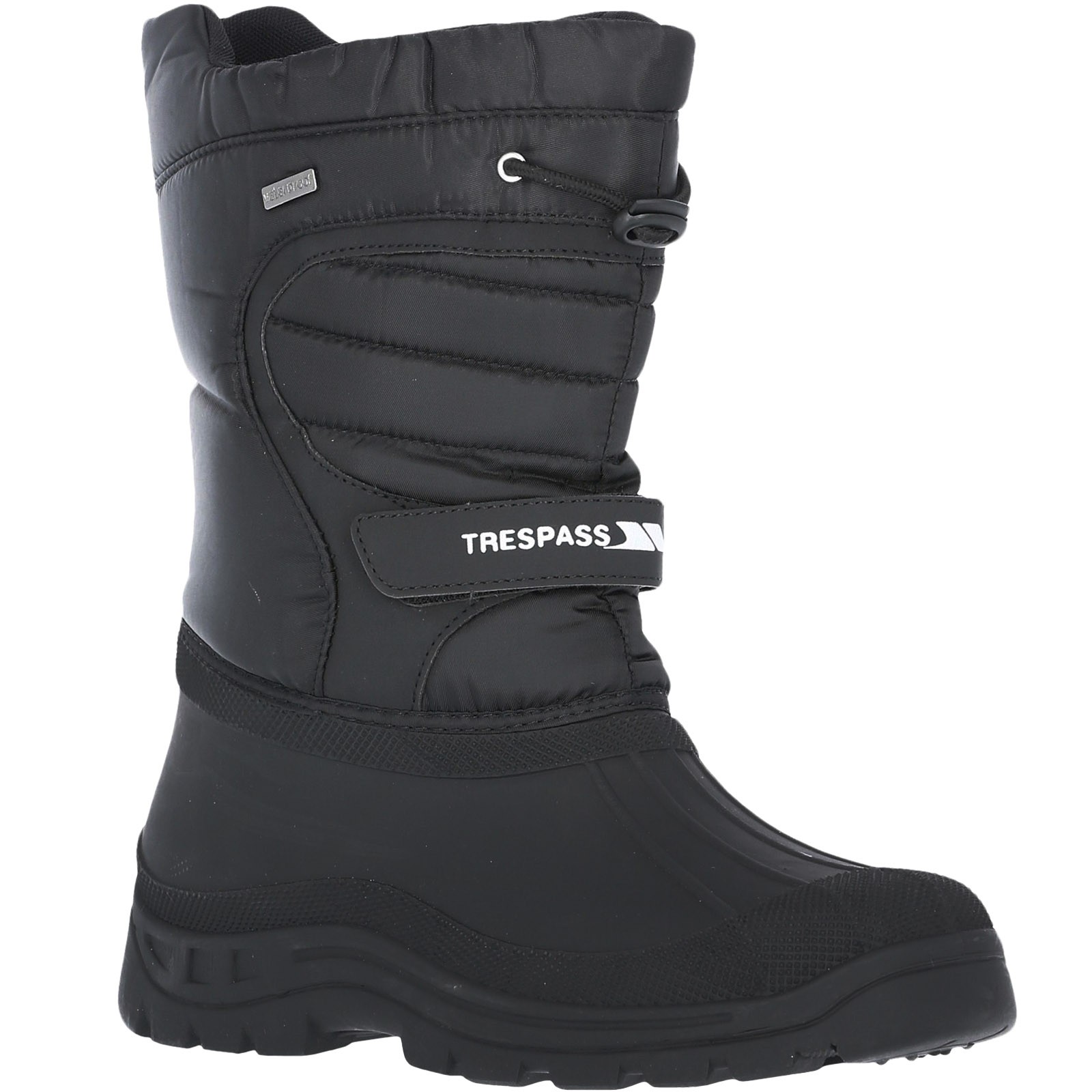 SALOMON Trespass Dodo Stivali da neve invernali impermeabili foderati in pile da esterno Nero