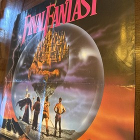 Nintendo Power Final Fantasy / Code Name Viper NES Foldable Promo Poster