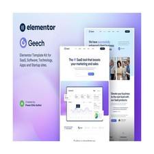 ⭐ Geech – SaaS & Tech Startup Company Ele…