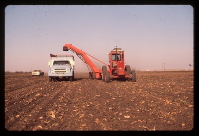 Sl20 Slide 1970 s Omaha Farm Agriculture Harvester Chevrolet Truck Rural 642a