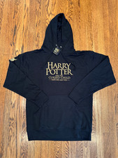 Harry Potter and the Cursed Child Hoodie Black Gold Adult Size Medium New