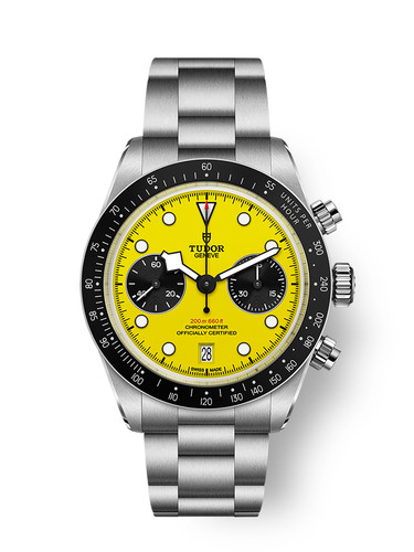 Unworn 2026 Tudor Black Bay Chrono 39mm, Steel, Bumblebee, Yellow, 79310N-0001