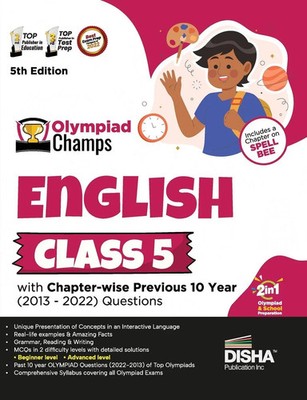 Olympiad Champs English Class 5 with Chapter-wise Previous 10 Year (2013 -...