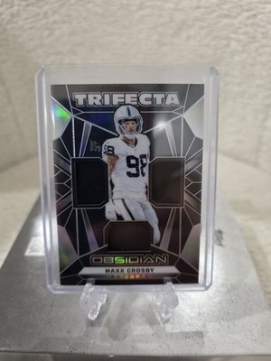 2024 Panini Obsidian - Trifecta Swatches Maxx Crosby #TS-MCY (MEM)