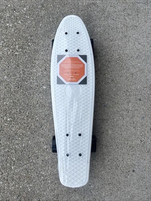 Retrospec Quip White And Black Penny Board Brand New 