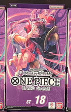 One Piece TCG ST-18 English Starter Deck Purple Luffy Sealed In Hand