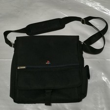 Sony Original Playstation Travel Case Messenger Bag Black Vintage Authentic