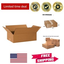 Strong 20" x 12" x 6" Corrugated Cardboard Boxes, Pack of 25 for Home  Business