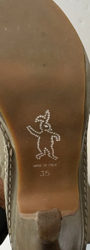 Marni Vintage Boots With Scarf Detail Size 35 - Image 3 of 4