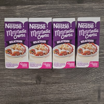 4 X Nestlé Media 190g And 4 La Lechera Leche Condensada Deslactosada From Mexico