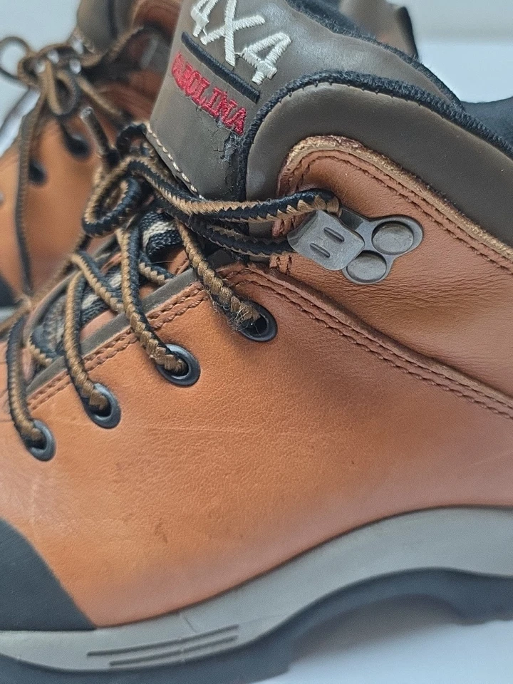 Botas de Trabajo CAROLINA Puntera de Acero 6.5 M Para Mujer Cuero Puntera de Seguridad 4x4 Cuero Zapatos Foto 3 de 4