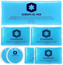 Reusable Multipurpose Gel Ice Packs - 4 Sizes, 7 Pack - Hot Cold Pack