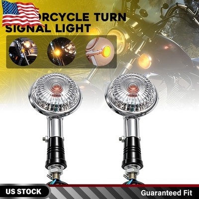 2PCS Clear Lens Turn Signal Light For Yamaha Road Star 1600 /1700 /XV1600/XV1700
