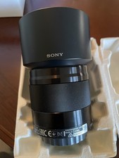 Sony SEL50F18 E 50mm F1.8 OSS E-Mount Prime Lens APS-C Black UV Hood Exc