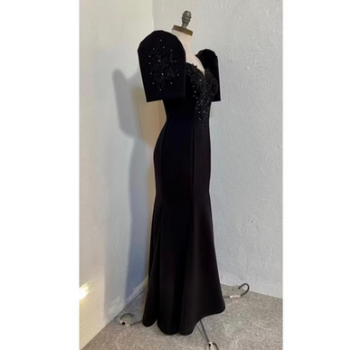 Filipiniana Long Dress Mestiza Sleeve BLACK | eBay