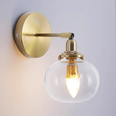 Greelustr Wandbeleuchte Loft-Wandlampen Gold Vintage Wandlampe Mit Schalter, Wan - Bild 1 von 4