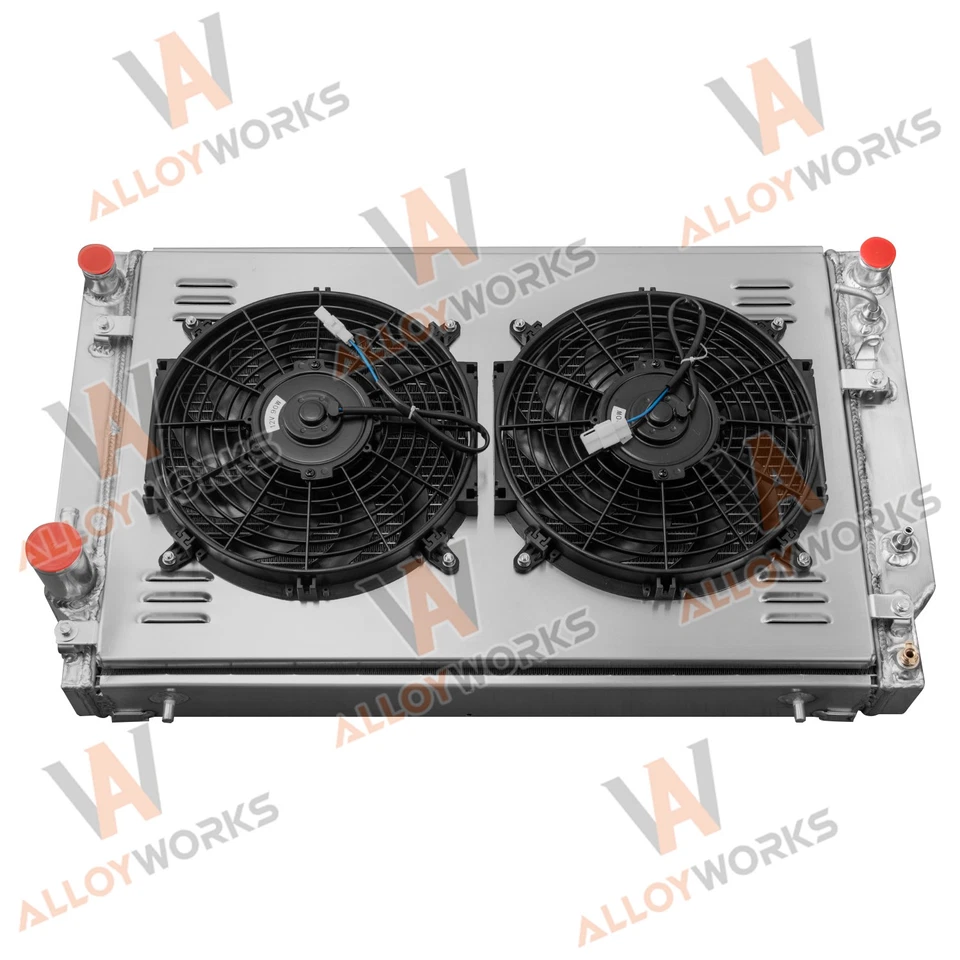4 Rows Radiator Shroud Fan For 1975-1987 Jaguar XJ12 / 76-92 Jaguar XJS V12 5.3L - Image 2 of 4