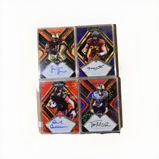 2022 Wild Card Auto Mania Auto Lot x4 /6 /8 /10 RC Rare SSP Football Cards