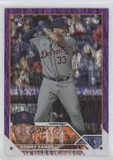 2023 Topps Series 2 Retail Purple Foil /799 Donny Sands #416 12e2