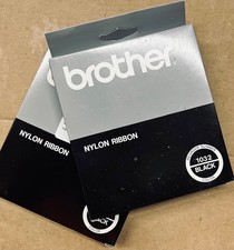Pair of Brother Nylon Ribbon Black 1032 for Typewriter/Printer-NEW in BOXES 
