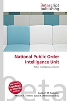 Lambert M. Surhone (U. A.) | National Public Order Intelligence Unit | Buch