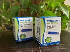 Prodigy No Coding Blood Glucose Test Strips (2X of 50 Each) 100 Ct, 04/2026