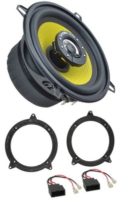 Ground Zero 110Watt 2-Way 13cm Speakers for BMW 3 Series 1998-2005 Front Door Car